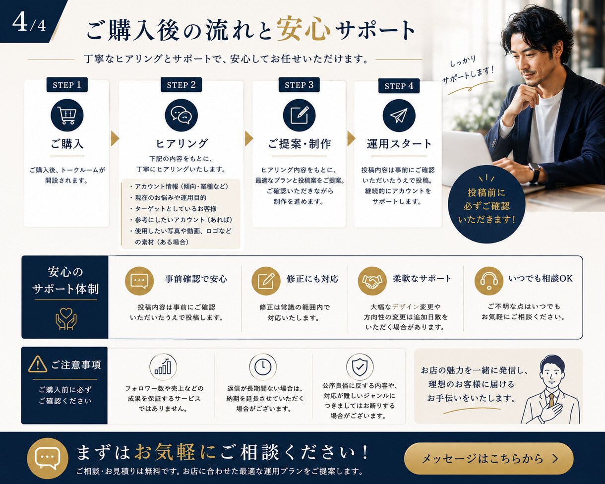 Instagram運用代行いたします 集客、伸び悩み相談しお客様にアピールできる場をSNS上で！ イメージ4
