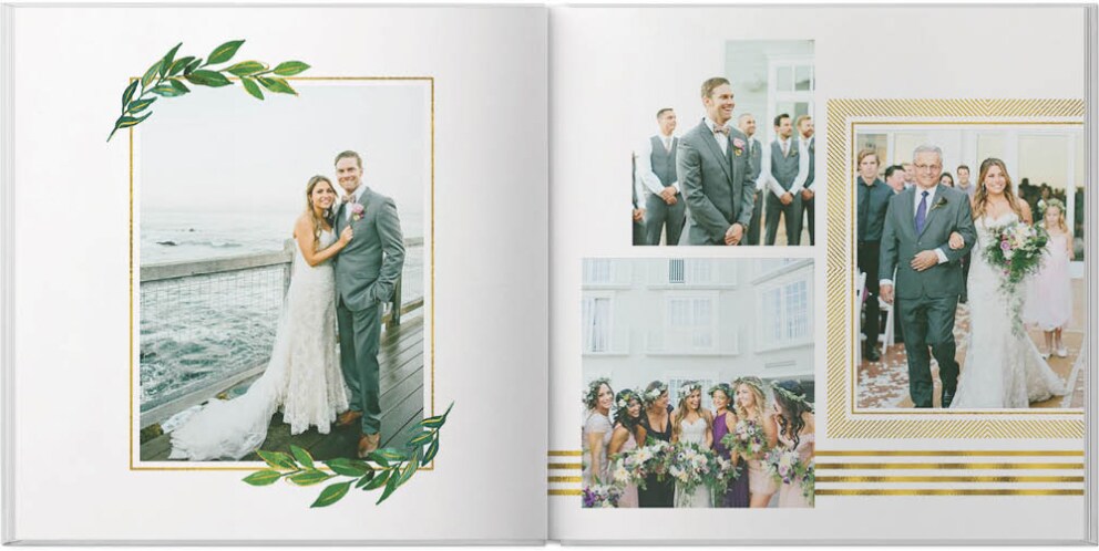 結婚式・前撮り写真でオーダーメイドアルバム作ります 結婚式の写真を美しいウェディングフォトアルバムに イメージ3