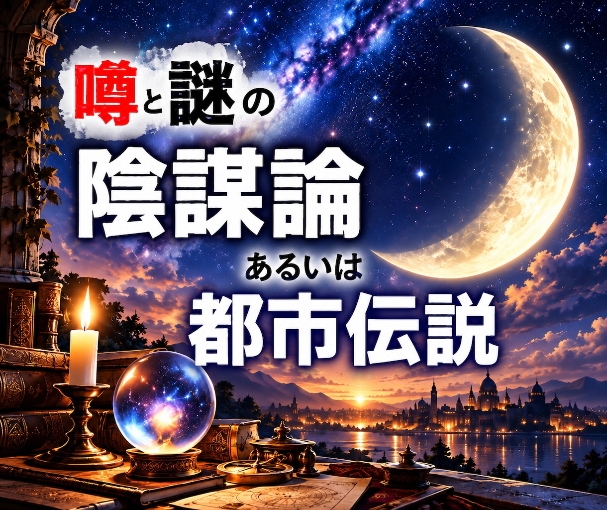 都市伝説｜その情報、操作されてる？一緒に紐解きます 陰謀論本当に偶然？その直感、否定しません。全部お聞きします！ イメージ1