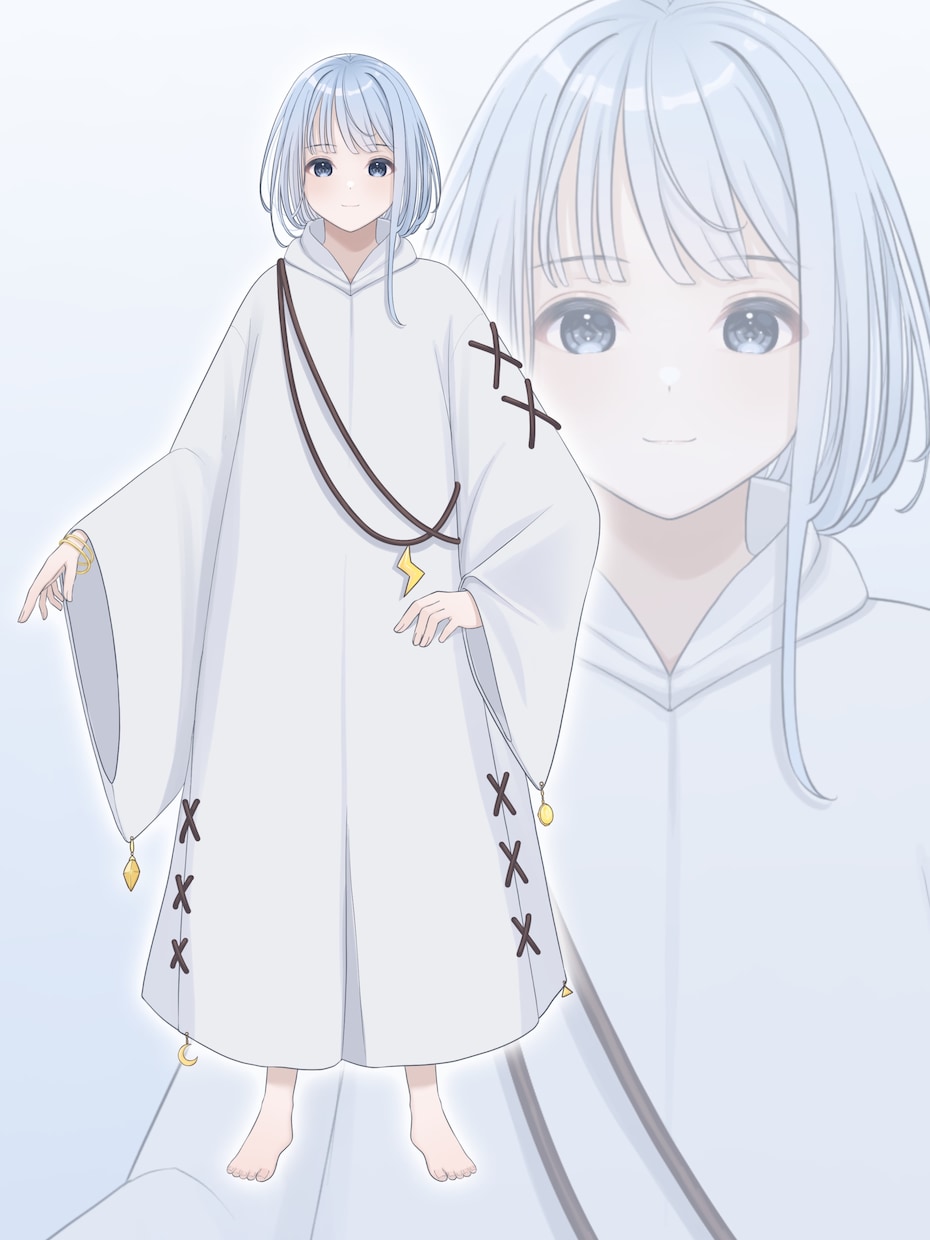 かわいいキャラクターの立ち絵描きます 優しい、キラキラした雰囲気の立ち絵をお求めの方はぜひ！ イメージ5
