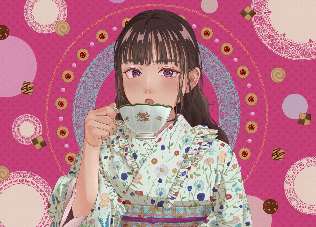 商用利用◎お好みのイラスト制作いたします アイコン、サムネ、歌ってみた配信などに使える一枚絵です♪ イメージ5