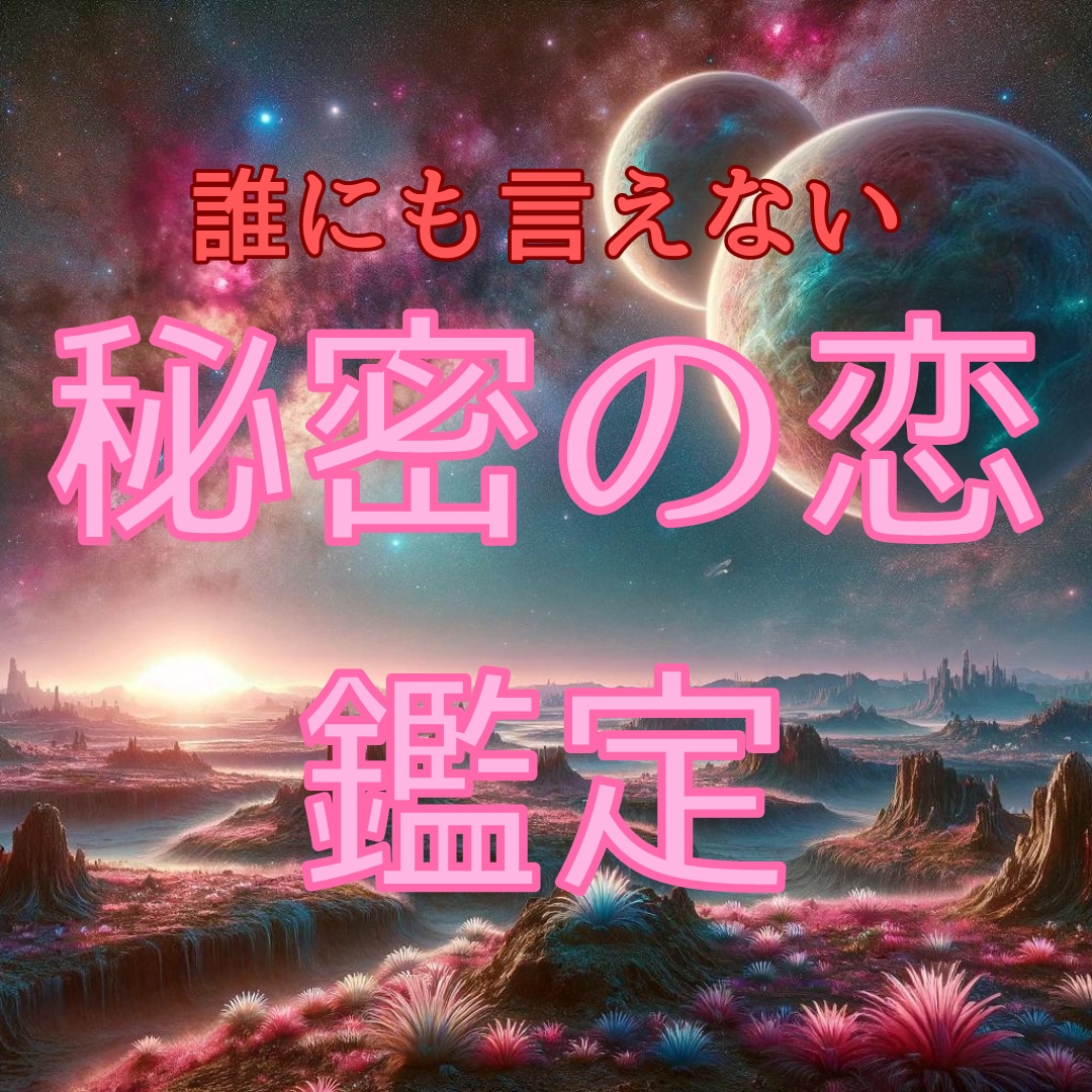 覚悟必須！|秘密の恋愛|強力霊視で真実を視ます 数々のお悩みを解決|プロにお任せください イメージ1