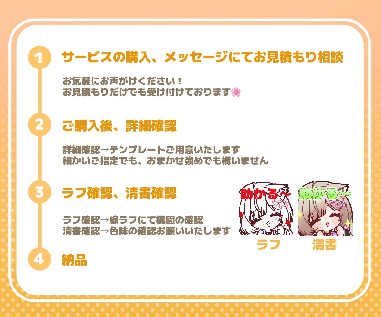 Twitch・YouTubeスタンプ制作いたします 商用利用込！1点1000、1500〜 イメージ3