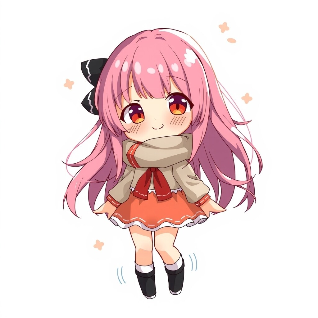 可愛いミニキャラ(女の子)作成します 可愛いミニキャラを描きます！！ イメージ1