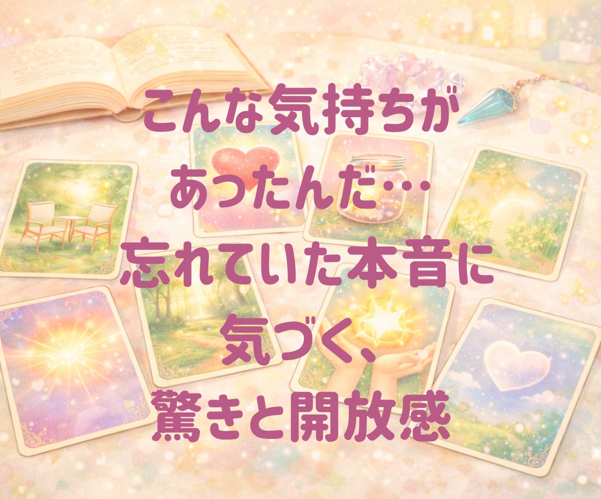 自己対話セッション✨心の整理をお手伝いします カードと対話で心の声に気づける安心の時間を！ イメージ7