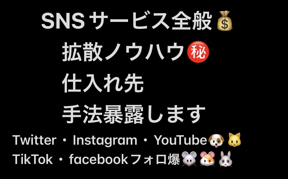 SNS拡散運用マーケティング副業仕入れ先暴露します ＸインスタTikTokYouTubeいいね再生数自由自在です イメージ2