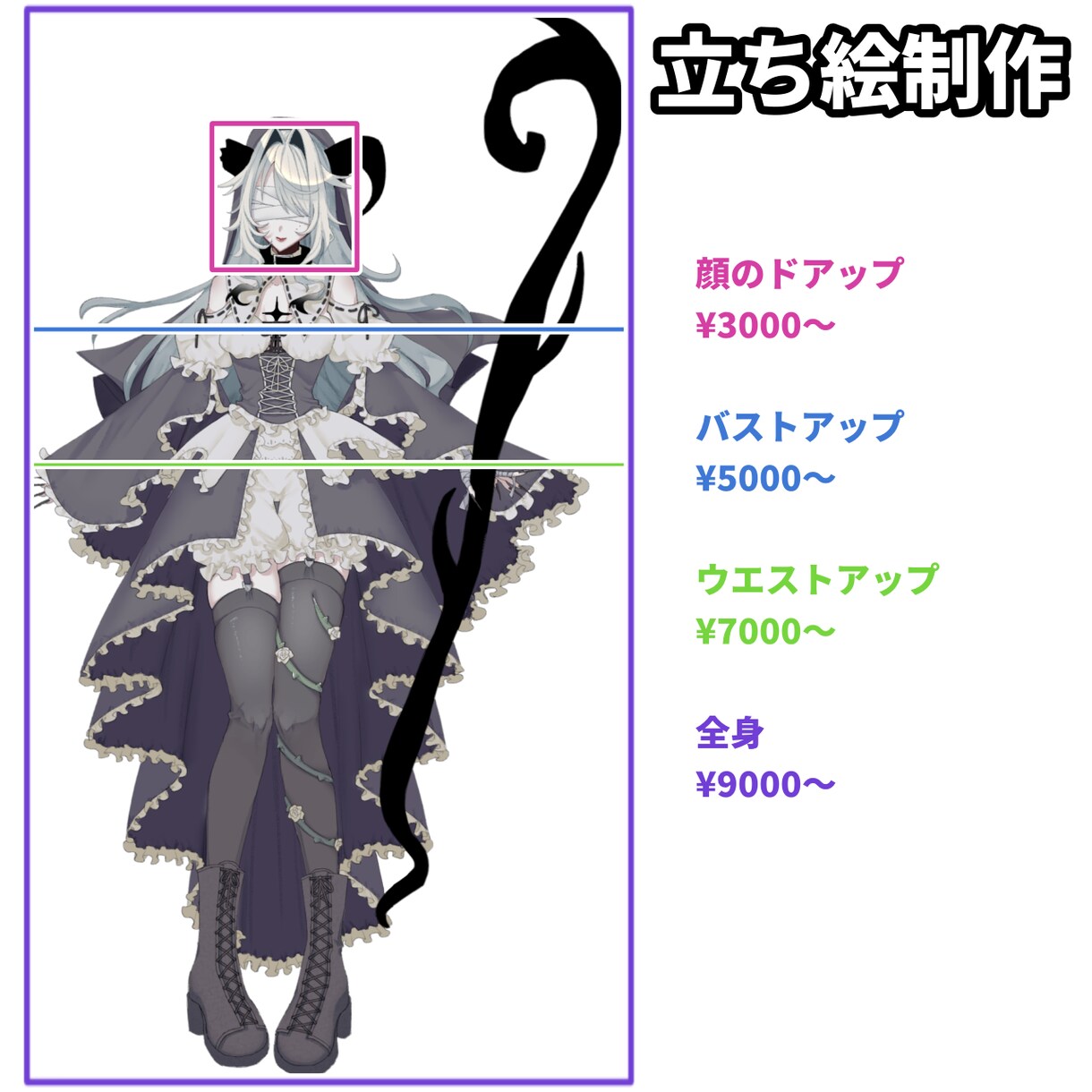 立ち絵を制作します TRPG等で立ち絵を必要としている方へ イメージ1