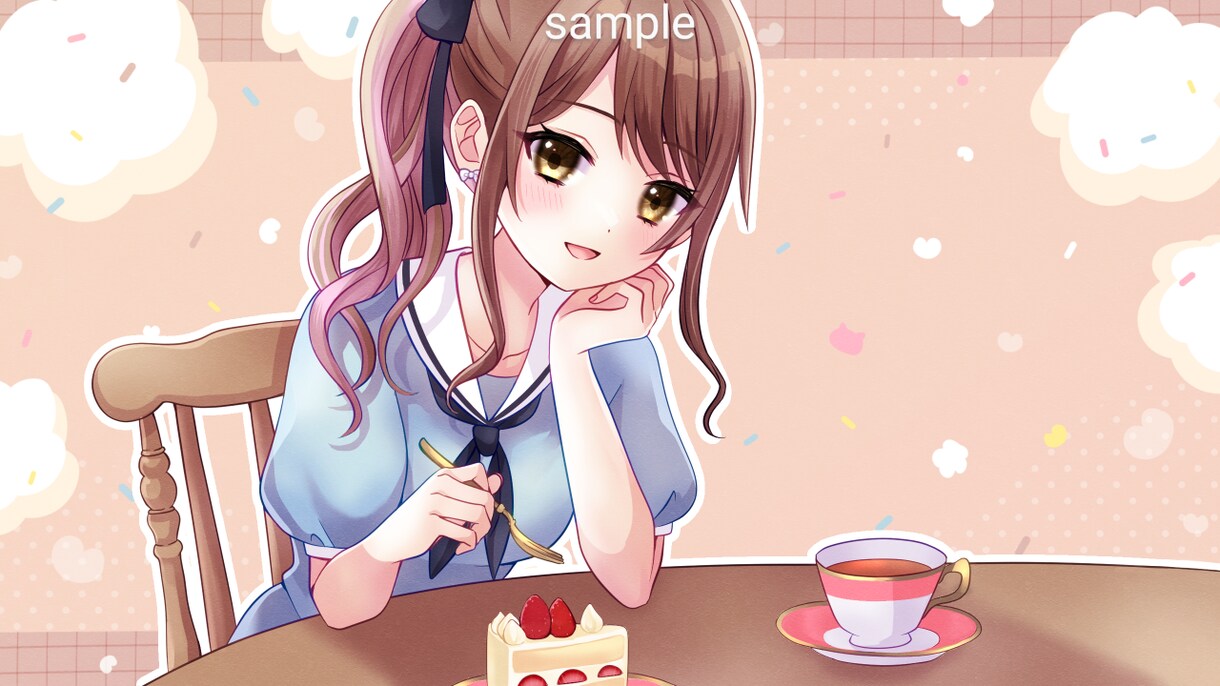 商用利用料込み！ご要望のものをお描きします 一枚絵、ヘッダー、立ち絵、サムネなど イメージ4