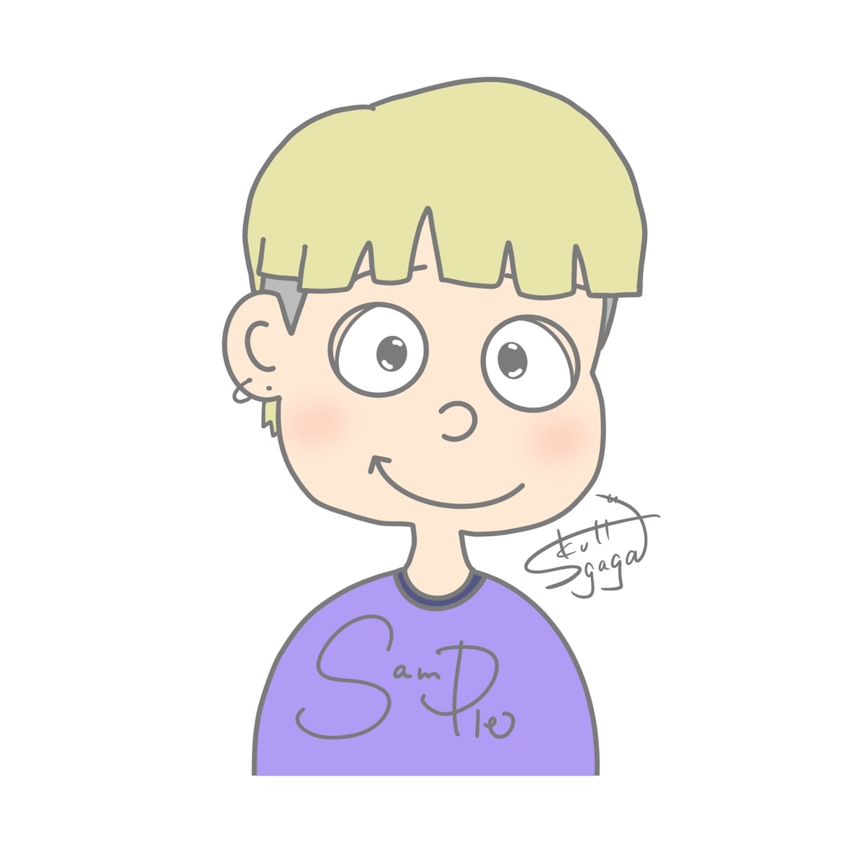アイコン用イラストや似顔絵を描かせていただきます SNS用アイコンを作りたい、写真をイラストにしたい方へ！！★ イメージ3