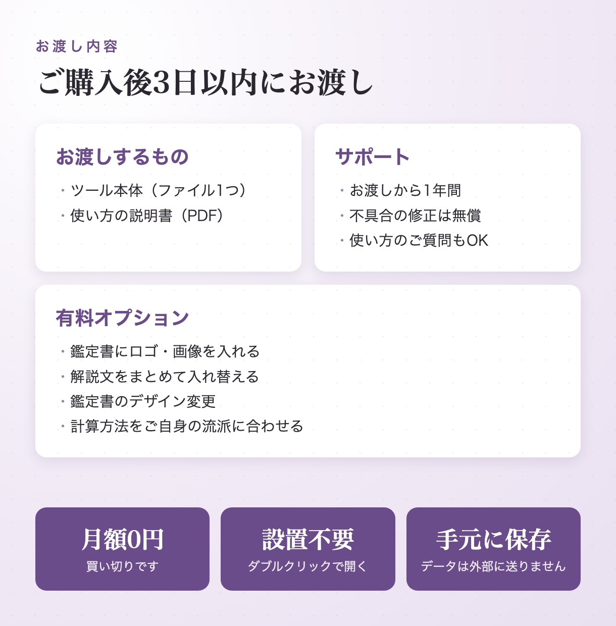 恋愛・相性鑑定つきの占い鑑定書作成ツールを売ります 生年月日から恋愛傾向と2人の相性まで鑑定書にできます イメージ5