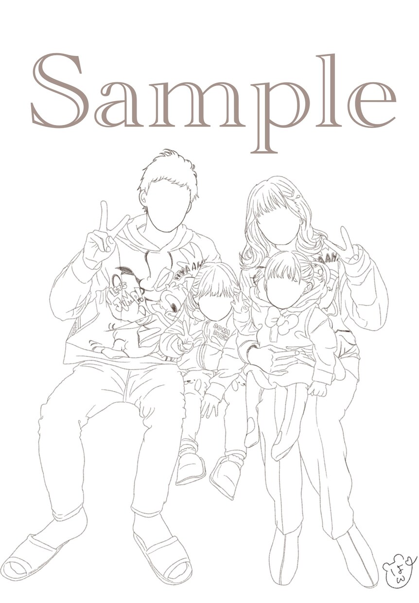 おしゃれな似顔絵アイコン描きます 写真を模写してアイコンを制作します！待ち受け画面にも◎！ イメージ3