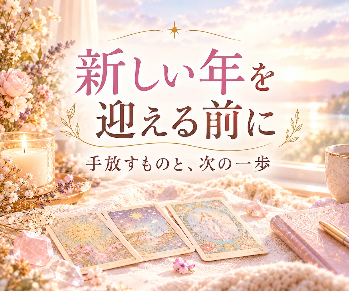 来年を迎える前に手放すものと次の一歩を占います ＼2027年を笑顔で迎える為のタロット・オラクル占い／ イメージ1