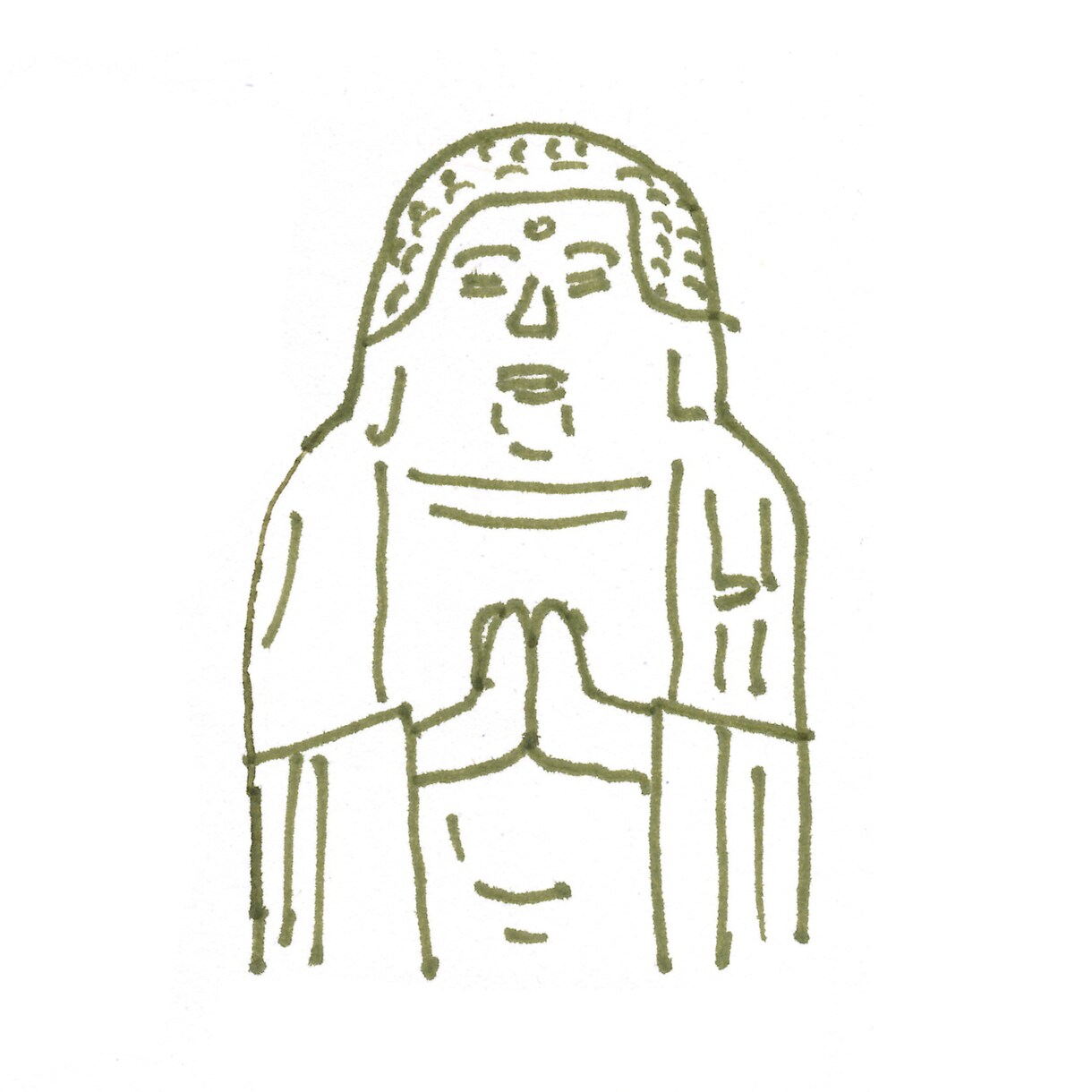 仏像のイラスト、描きます 大仏からお地蔵様まで。お気軽にご相談ください。 イメージ2