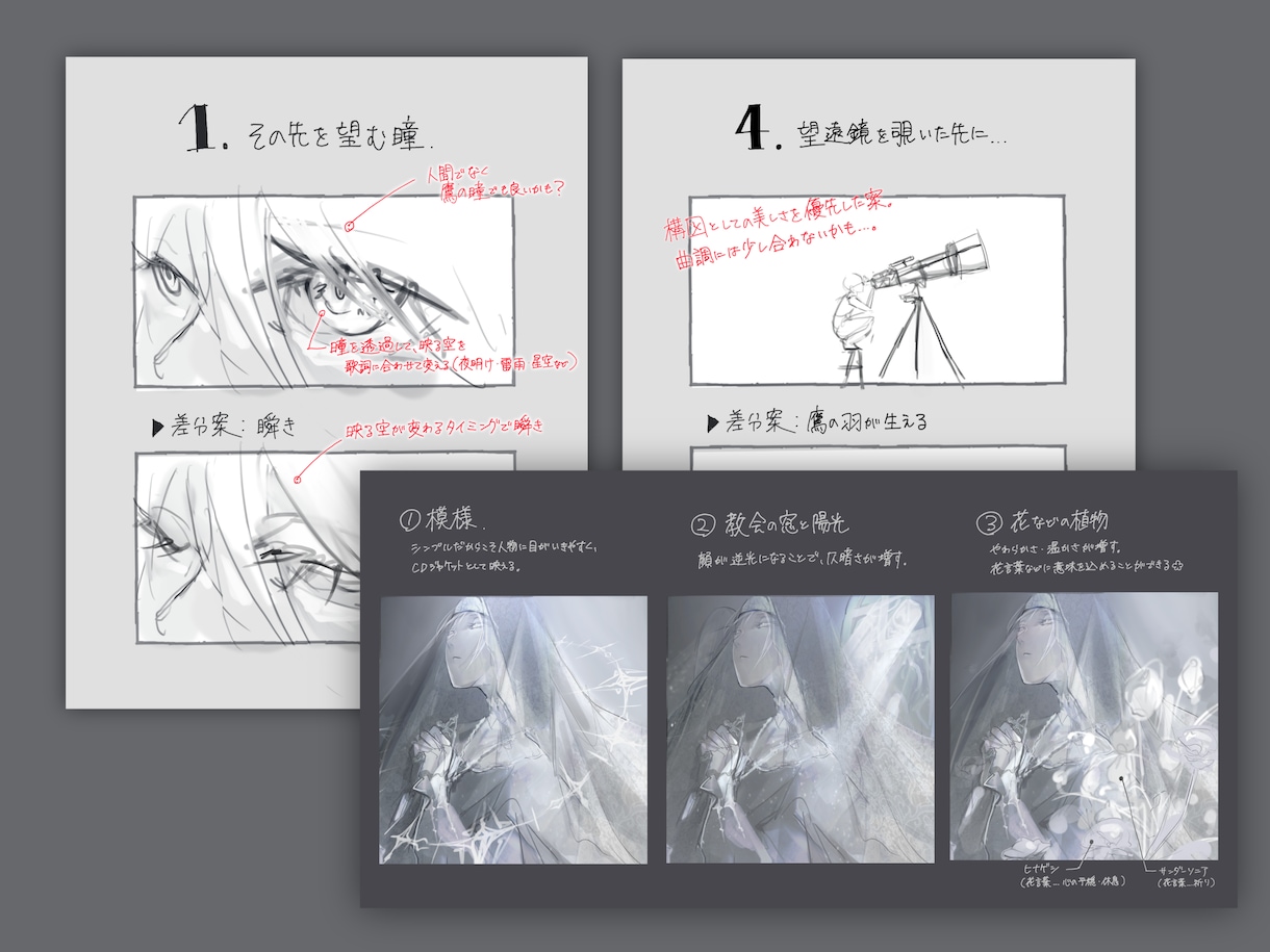雰囲気のあるイラストお描きします サムネや挿絵、キャラデザなどの大切な一枚をお任せください。 イメージ3
