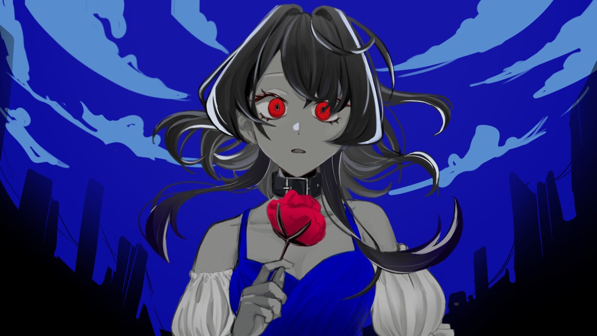 歌みたのサムネイルイラストを描きます 女の子得意です！本家風サムネイル描けます イメージ1