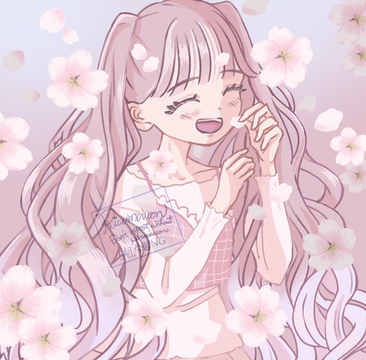 ふんわり可愛い女の子のSNSアイコン描きます フリルやレースがアクセントのゆめ可愛いイラスト イメージ1