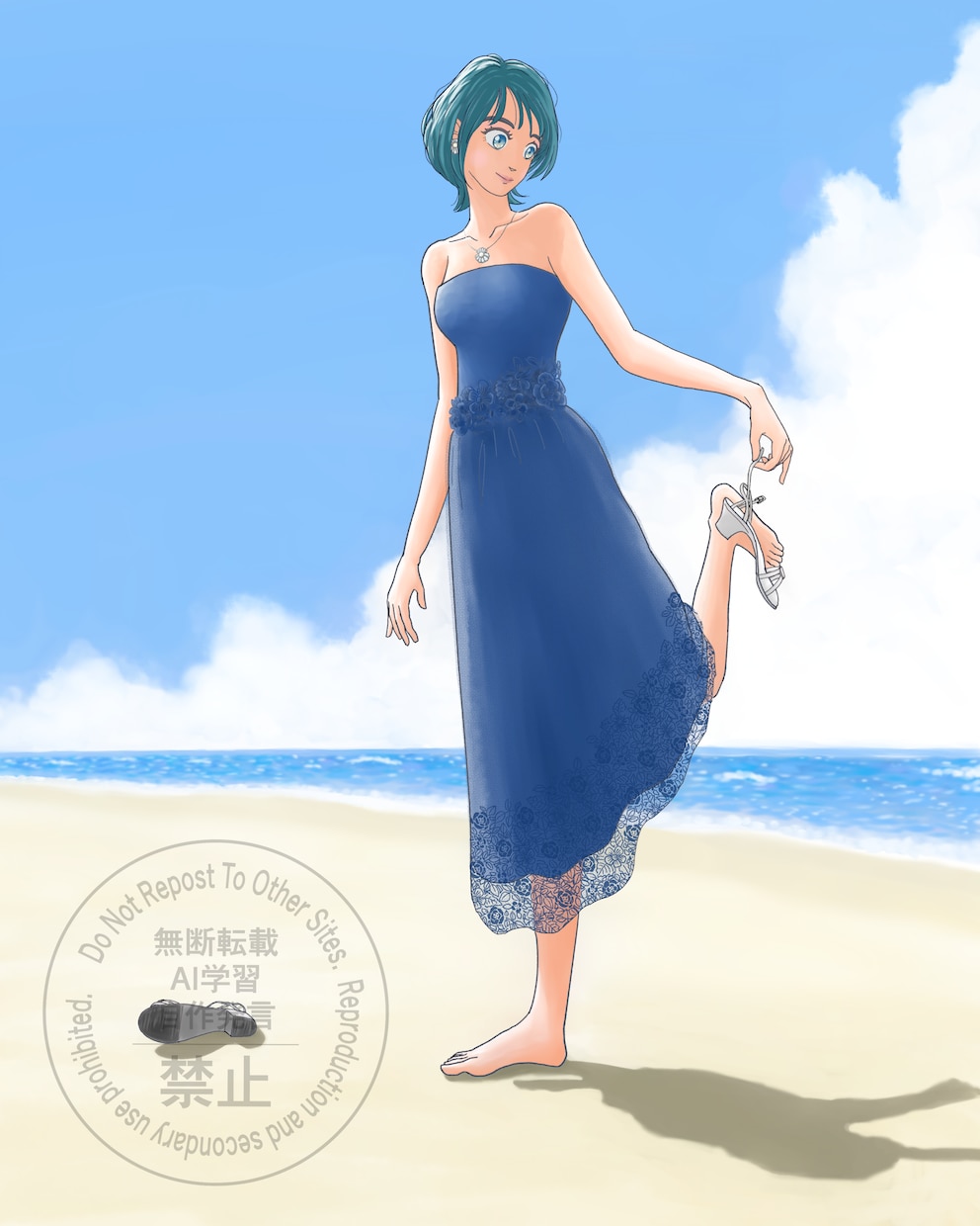 スタンダードプラン　デジタルイラスト作成いたします 動植物、背景などを絡めた人物画がおすすめです イメージ4