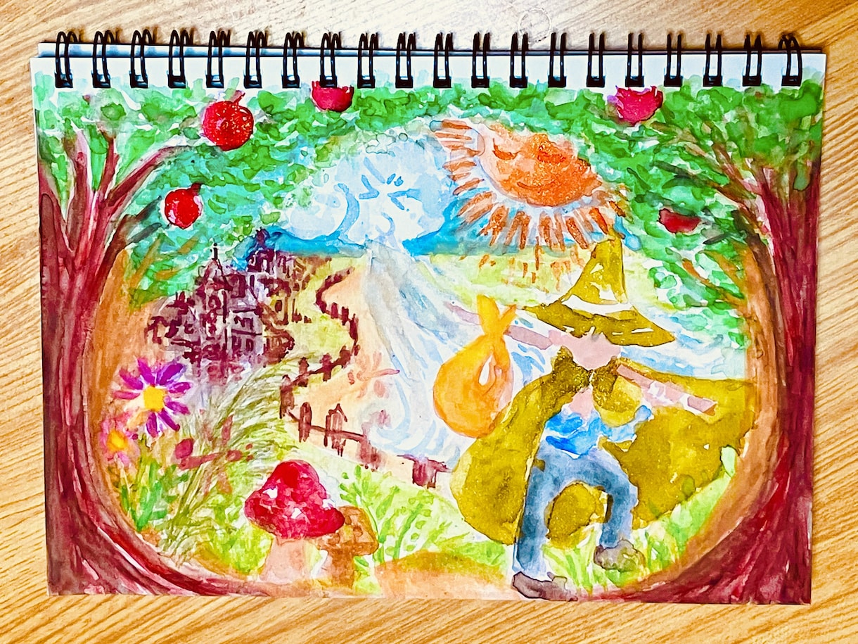 あたたかい水彩タッチのアナログイラストを描きます 手描きのぬくもりを大切に、ほっこりとした動物モチーフ描きます イメージ6