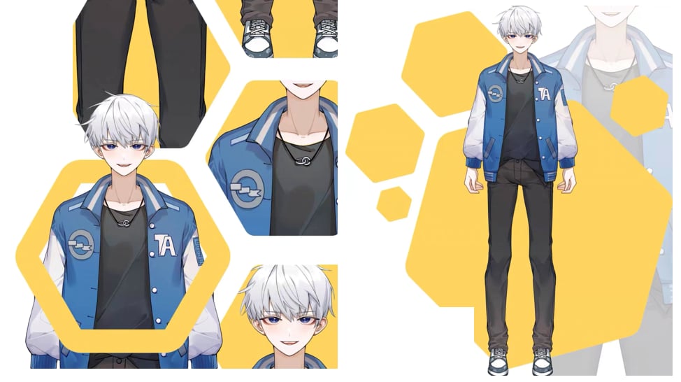 若い男の子向けのlive2Dサービスを提供します 元気なお兄さん向けのカッコイイLive2Dモデリングサービス イメージ2