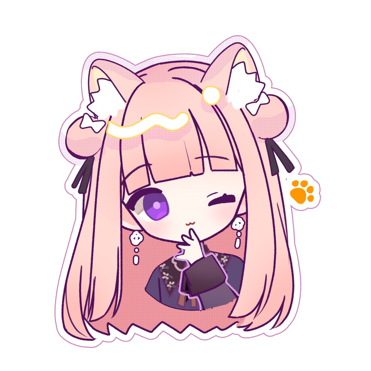 Vtuber用、IRIAM用立ち絵制作します 透明感があるイラストをお届けします イメージ7