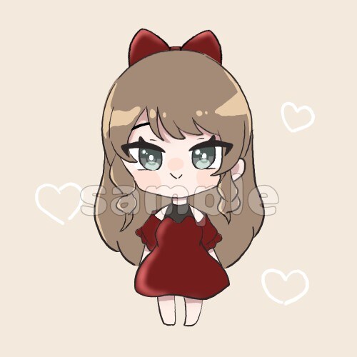 ちびキャラアイコン作成します 可愛いあなただけのアイコンを作ります！！ イメージ5