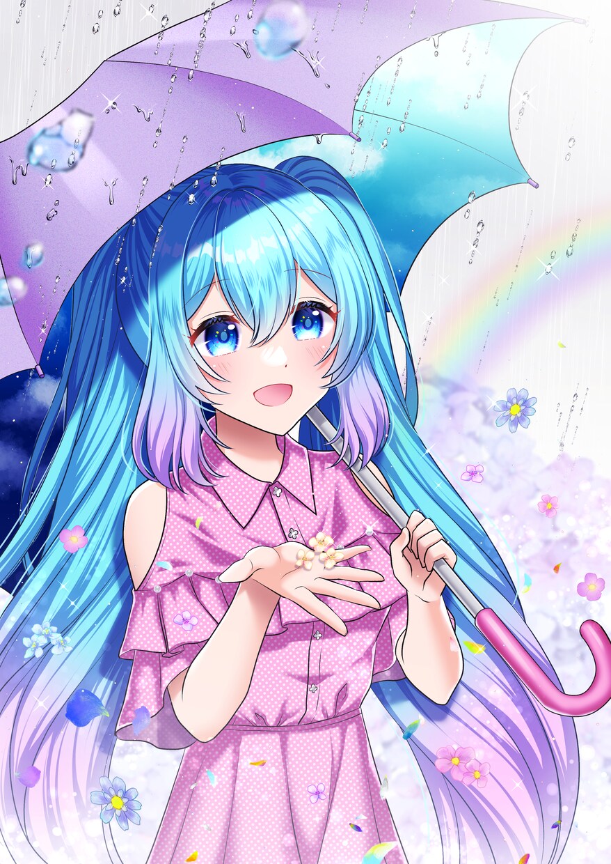 イラスト制作します 可愛いイラスト一枚絵（Vtuber、商用利用等）制作します！ イメージ6