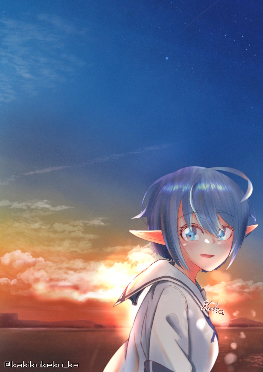 かわいい女の子の一枚絵イラストを制作します MVイラスト・一枚絵などお任せください！ イメージ8