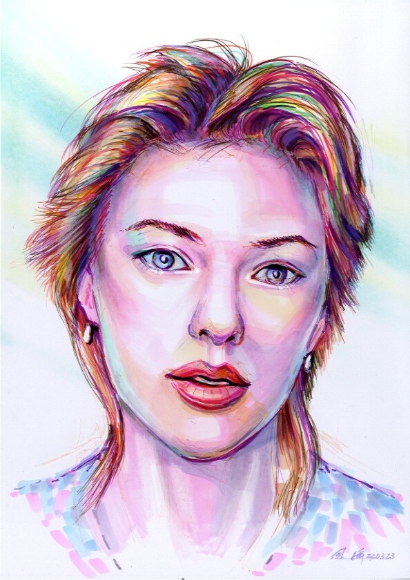 リアル系イラスト、人物画ます 対象の方の本質を鋭く表現します イメージ8