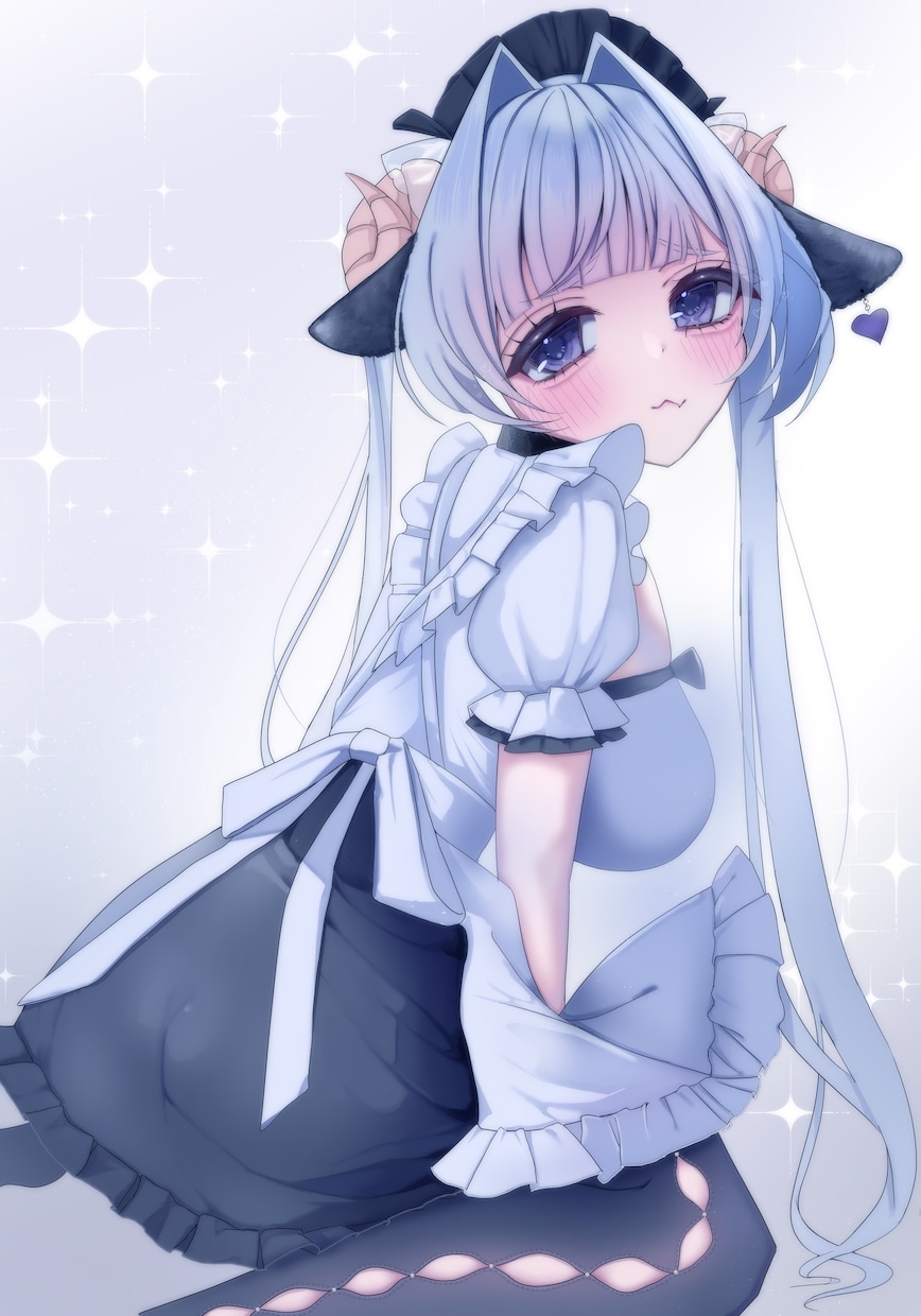 地雷系やフリフリでキラキラな絵をお渡しします キラキラふわふわで儚い女の子が世界観が描けます イメージ1