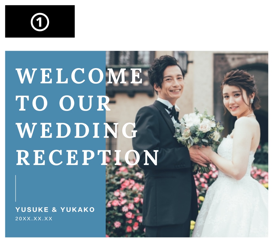 シンプルなウェルカムボードを1週間で作ります 急ぎで結婚式のウェルカムボードが必要な方へ イメージ2