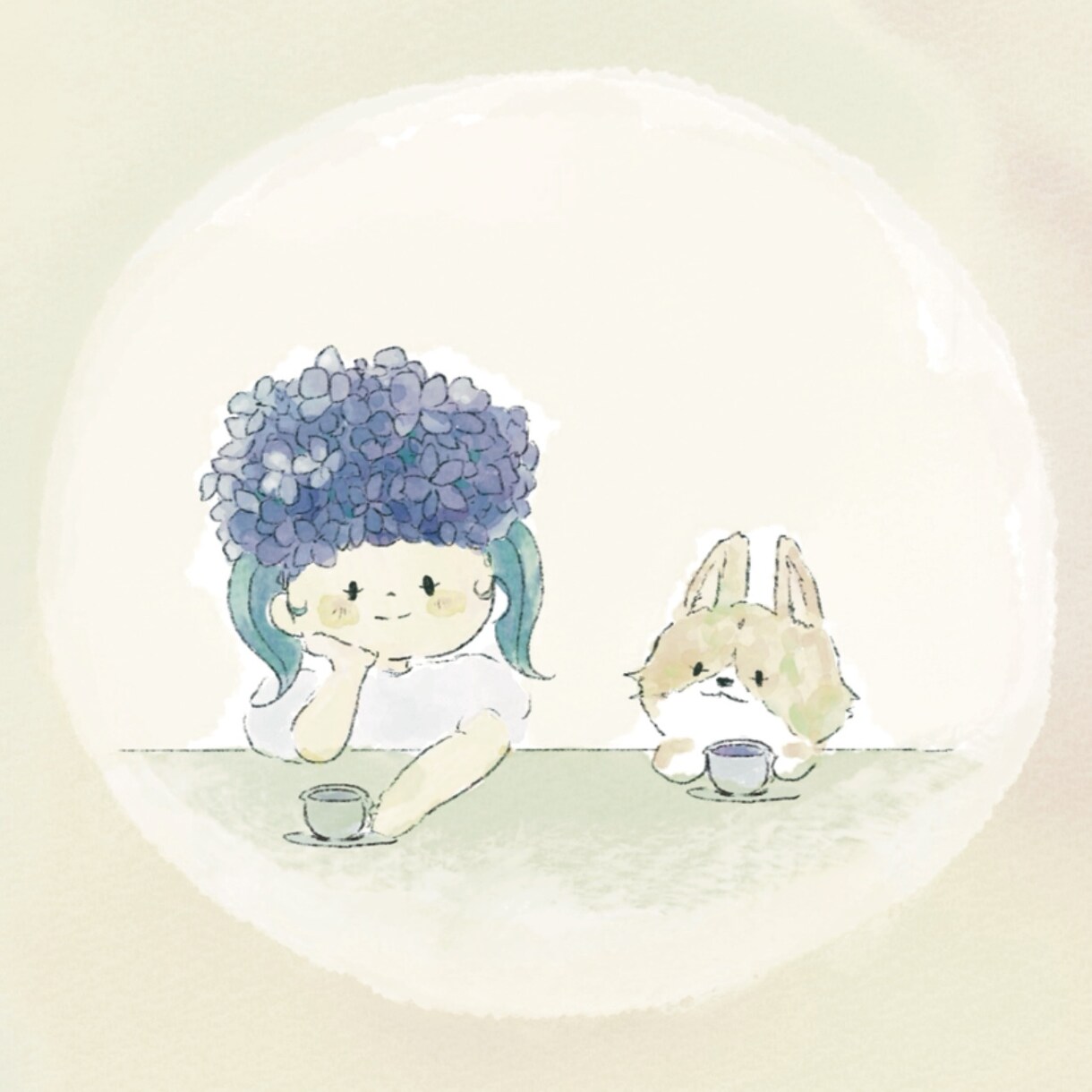手書き感のあるイラストかきます ゆるくて淡いイラストをお届けします イメージ5
