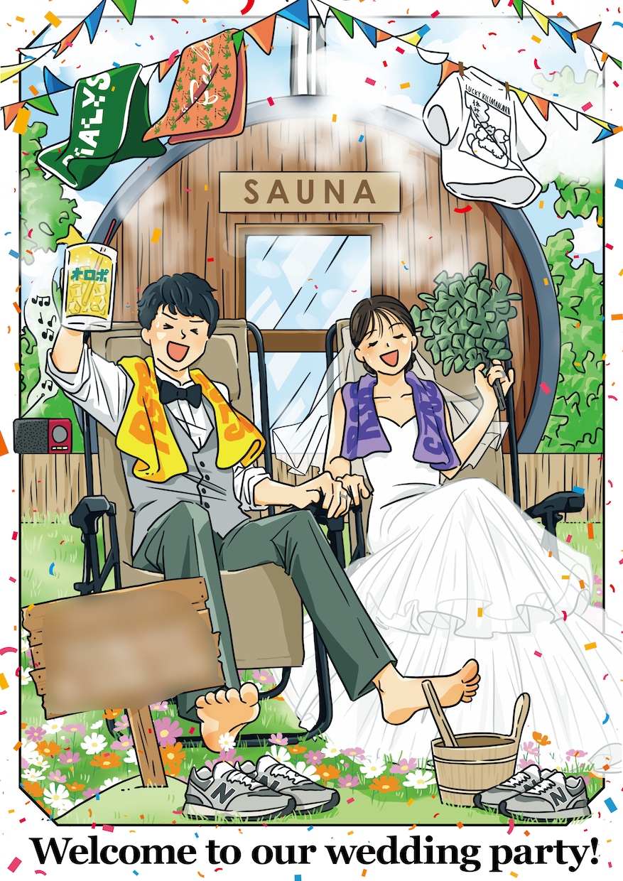 アクティブ×ポップなウェルカムボードを描きます 簡単なヒアリングであなたの理想を実現します！ イメージ7