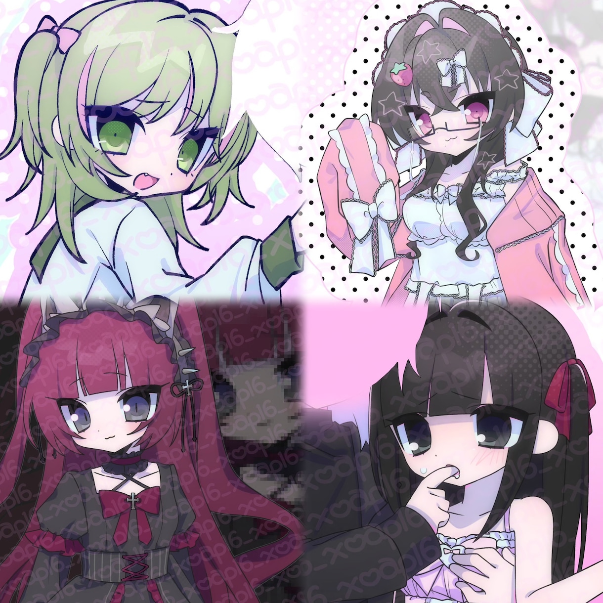 ふわふわかわいい等身イラストお描きします 動画やサムネイルなどにピッタリ イメージ1
