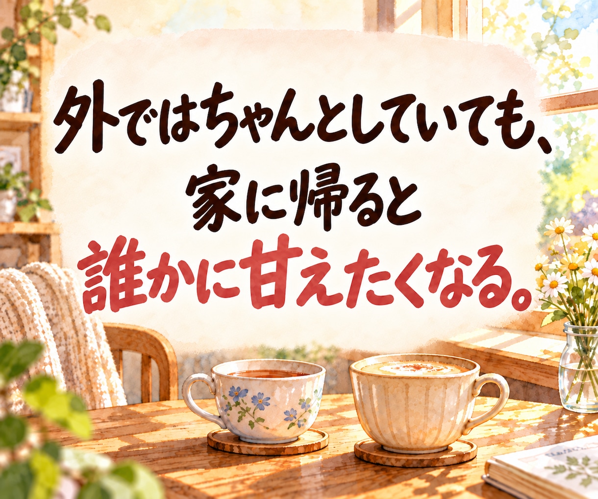 ちゃんとしてない日も！話せる女友達になります 仕事も恋も、今日は取りつくろわずに何でも打ち明けてください。 イメージ2