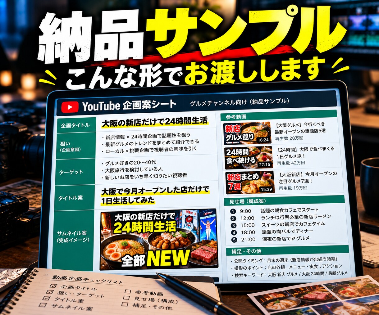 YouTube企画をリサーチして提案します 競合調査からタイトル・サムネ案までまとめて納品 イメージ4
