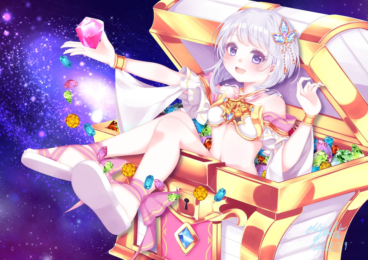 版権イラスト描きます 版権キャラをお好きなイメージで描かせていただきます イメージ1