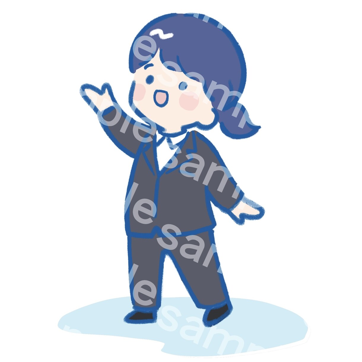 レトロでポップなかわいいイラストを描きます SNSや配信のイラスト！web、広告の挿絵もにおすすめ！ イメージ5