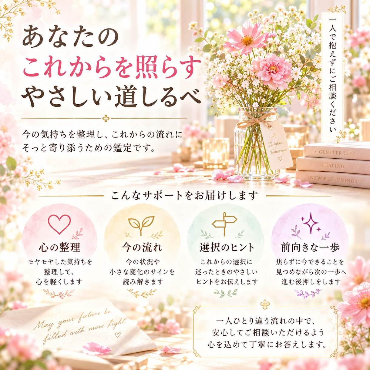 仕事に迷うあなたの「次の季節」を読み解きます 頑張っているのに報われない時の仕事運鑑定 イメージ2