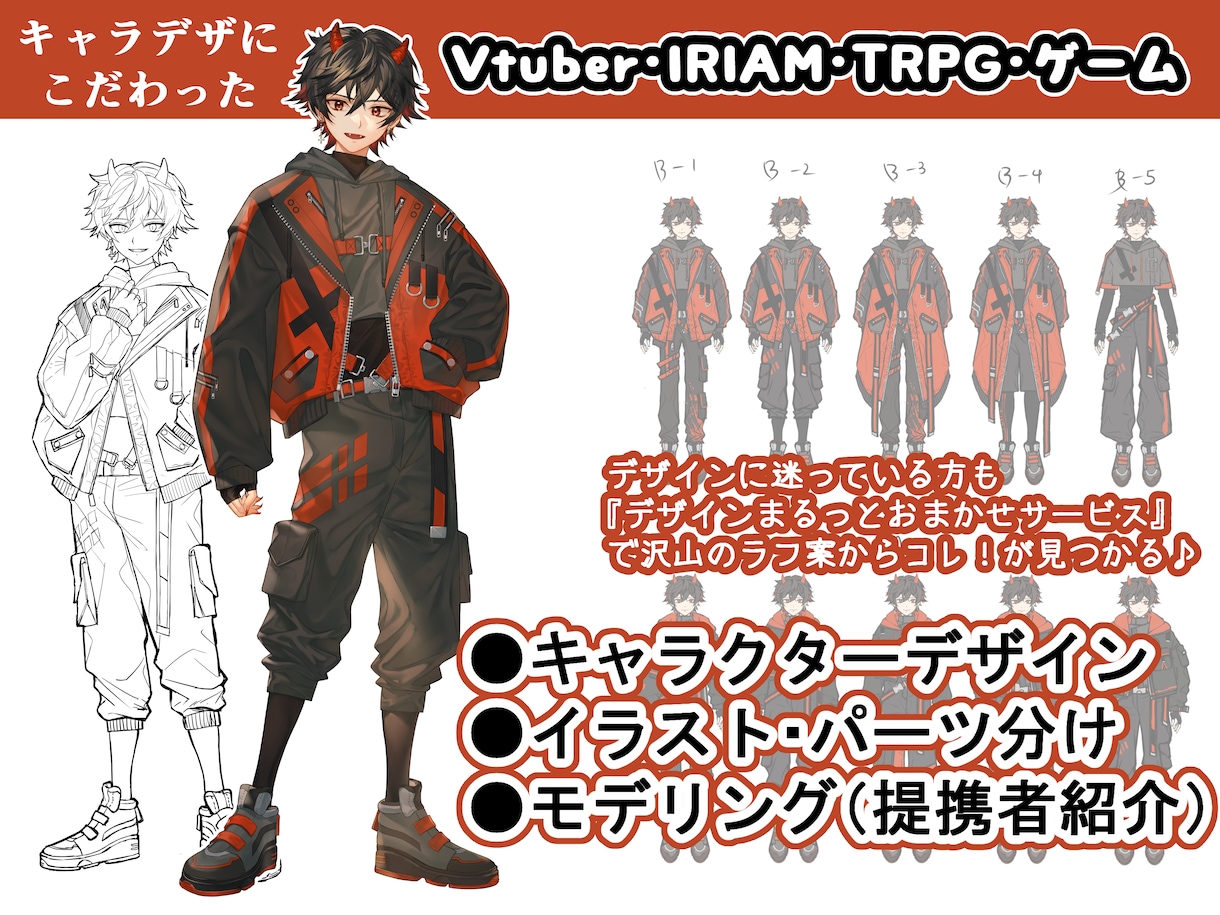 PRO版■世界観にこだわった立ち絵を制作します コンセプトを詰め込んだこだわりの一点に仕上げます イメージ1