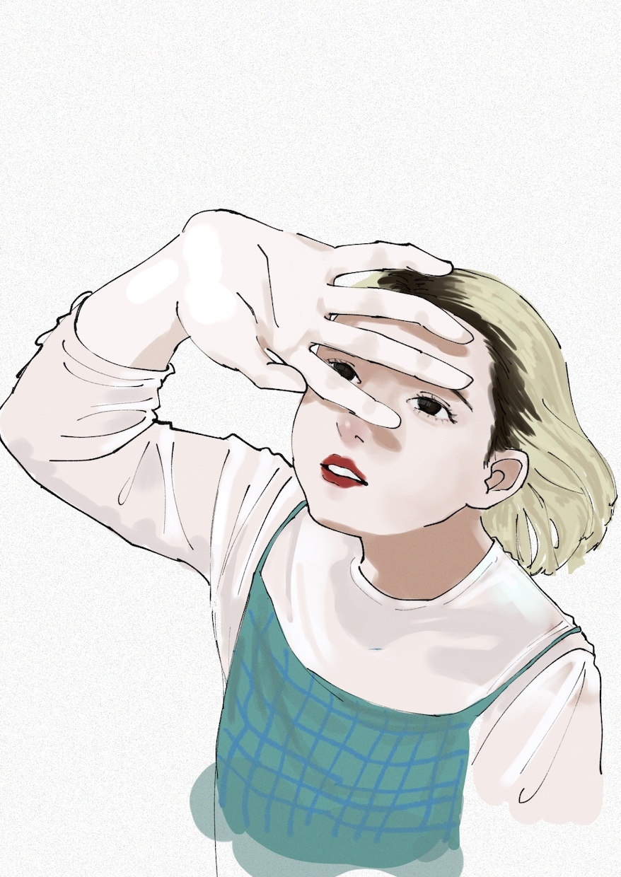 お写真からおしゃれなイラストや似顔絵描きます 《ファッション、ヘア、メイクイラスト、SNSアイコン》 イメージ1