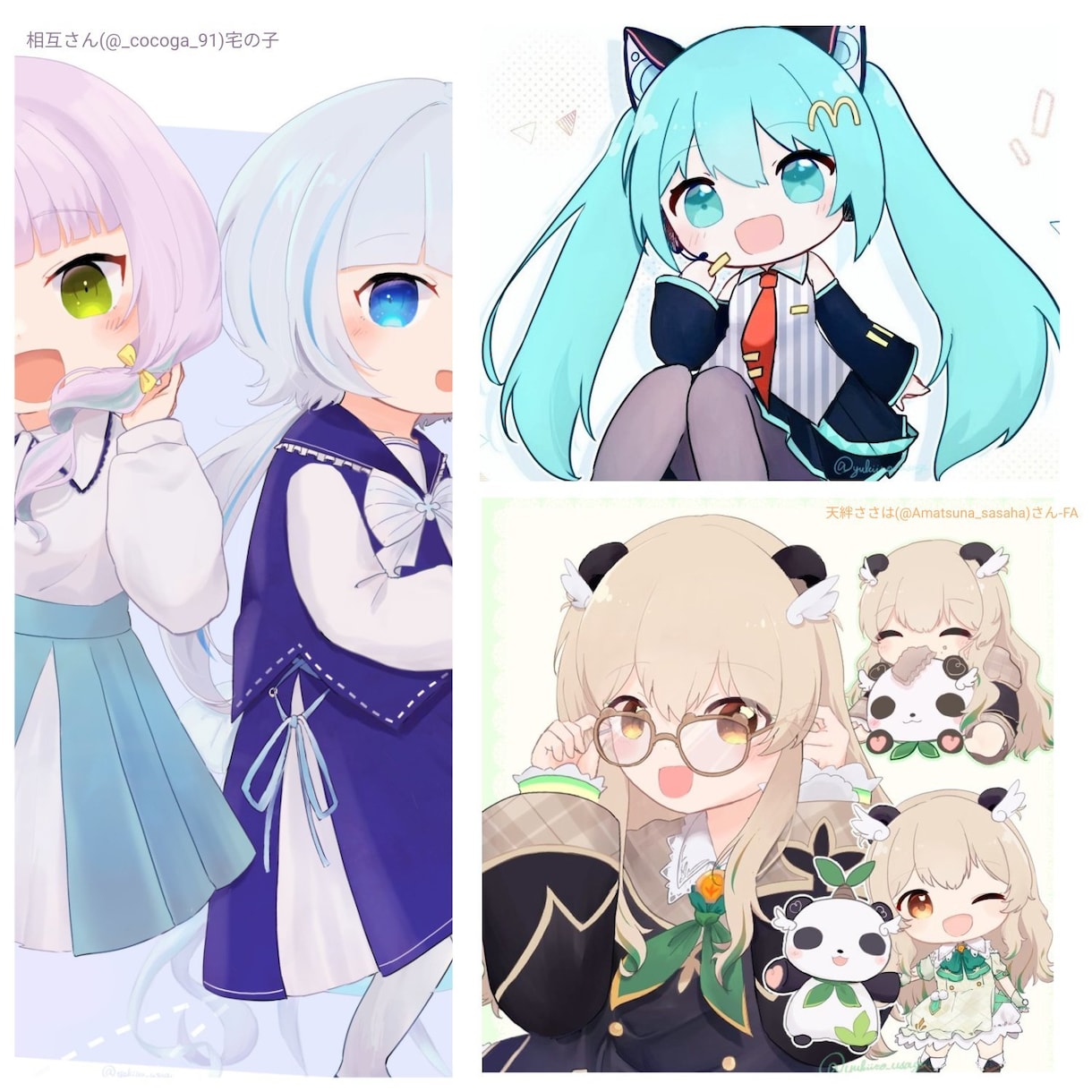 ゆるめ+かわいいキャラクターイラストを制作します MVやVの配信向けのイラスト、パーツ分けもok！ イメージ10