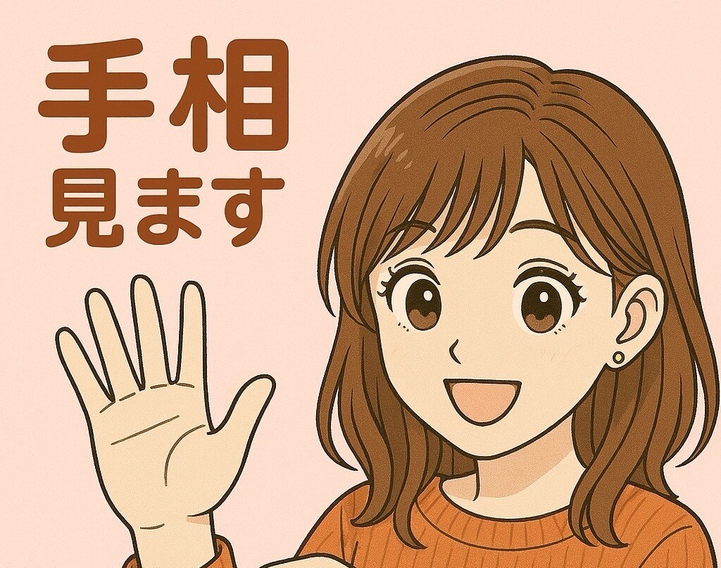手相から“あなたらしさ”を診断します 迷っても大丈夫。手にヒントがあるから。 イメージ1