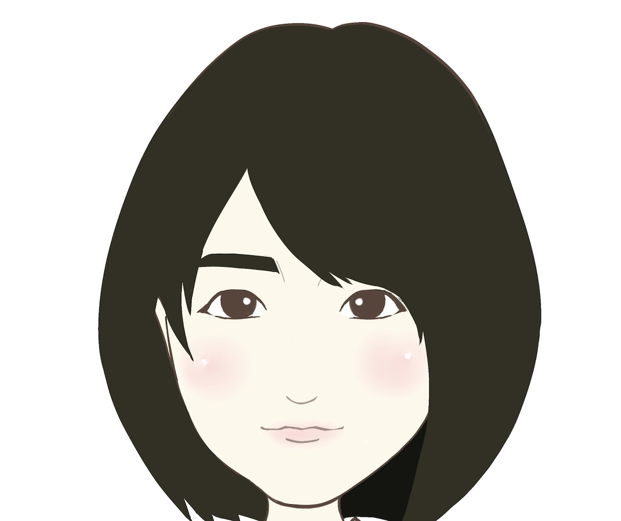 似顔絵イラストを描きます シンプルで柔らかめトーンのイラストです イメージ1