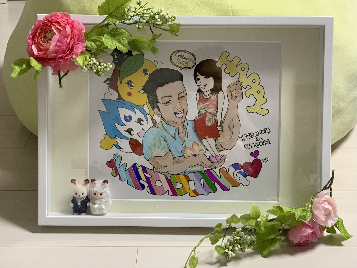 ウェルカムボードを描きます ご要望に応じてできる限りの作品を作ります！ イメージ2