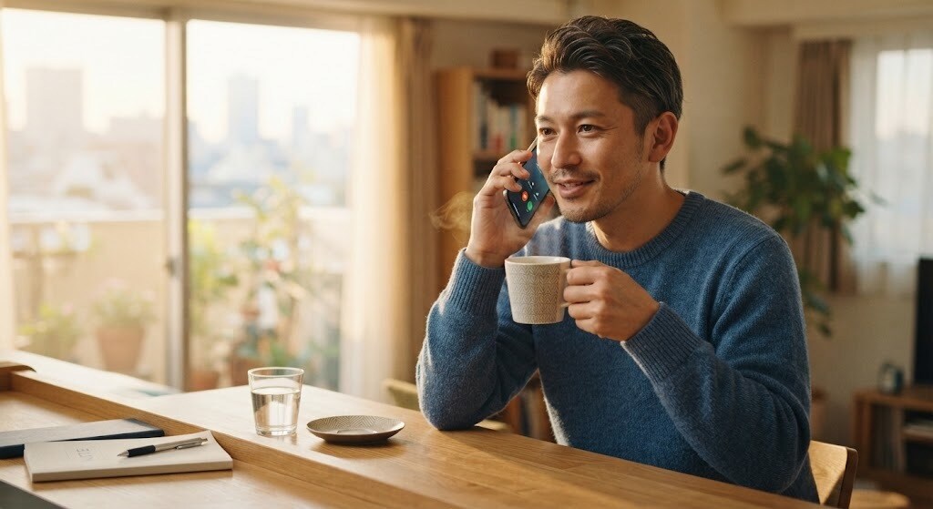 かんたんなモーニングコールします あなたの朝のちょっとの時間に「おはよう」させて下さい イメージ1
