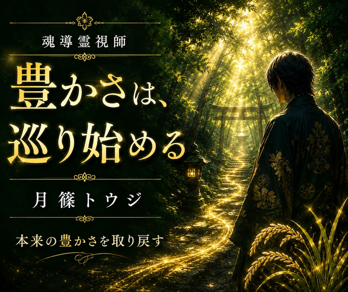 金運鑑定｜本来の豊かさの流れを魂から読み解きます 豊かさが巡らない本当の理由と金運の流れを魂から読み解く イメージ2