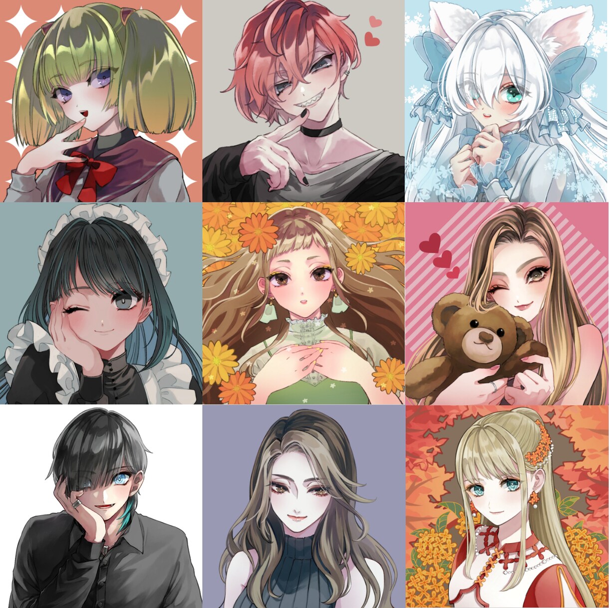 オリジナル【アイコン・立ち絵】イラスト描きます SNS・動画制作・TRPGなどで使えるイラスト描きます！ イメージ4