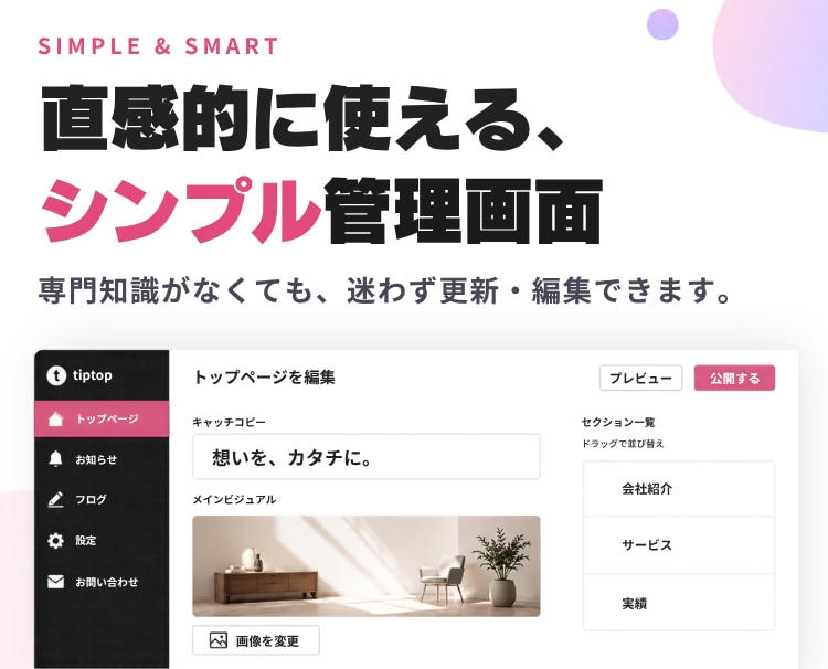 WordPressテーマ＋管理画面導入します 【安心の導入サポート】プロ仕様テーマ配布＋設置代行一式 イメージ2