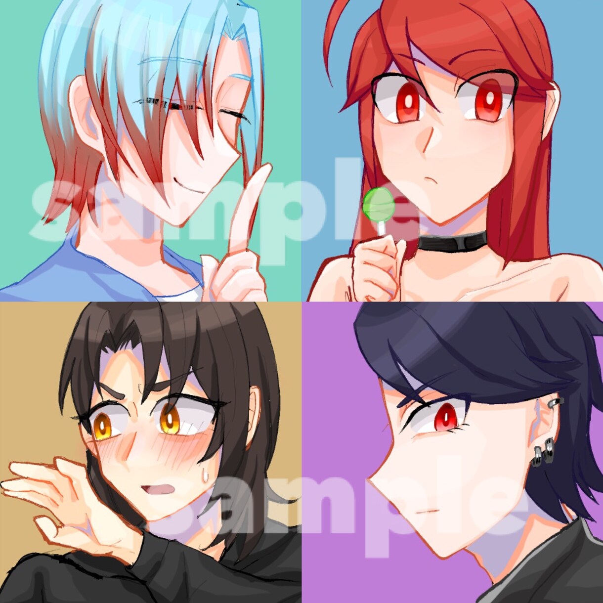 SNSなどで使用できるアイコン用イラスト作成します あなたの求めるイラストを提供します！ イメージ1