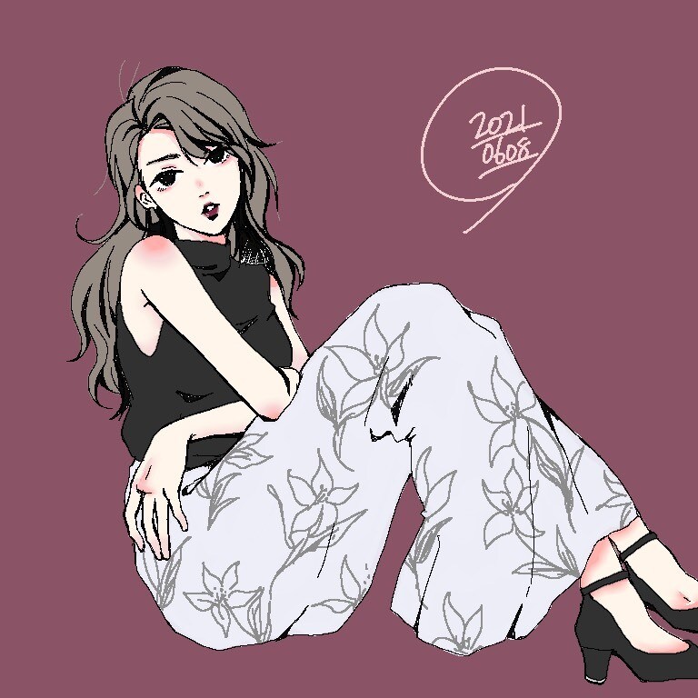 シンプルでオシャレなイラストを描きます SNSアイコンや投稿の表紙などに！ イメージ1
